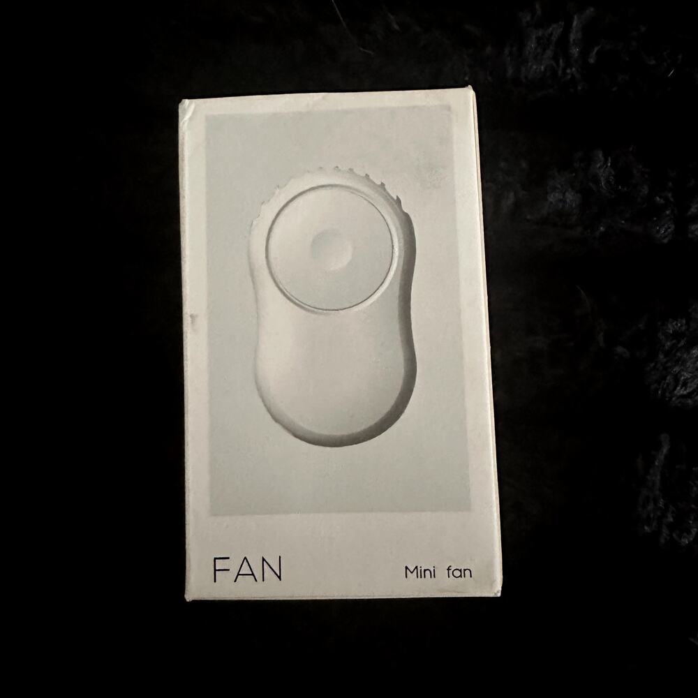 Travel Mini Fan Brand New in Box White USB Charged